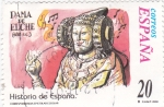 Stamps Spain -  Dama de Elche-HISTORIA DE ESPAÑA II    (S)