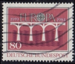 Sellos del Mundo : Europa : Alemania : 1984 25º Anv. de la Conferencia de Correos y Telecomunicaciones - Ybert:1043