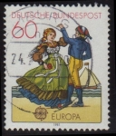 Stamps Germany -  1981 Folclore. Pareja de baile y trajes típicos del sur - Ybert:929