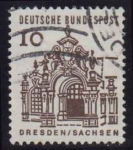 Sellos de Europa - Alemania -  1964-1965 Edificios Hitóricos. Pabellón de Zwinger - Ybert:322