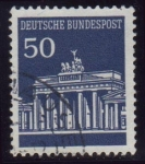 Stamps Germany -  1966-67 Puerta de Brandebourg - Ybert:371