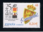 Sellos de Europa - Espa�a -  Edifil  3805  25 años de la Copa de S.M. el Rey de Fútbol.  