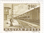 Stamps Hungary -  ESTACIÓN FERROVIARIA