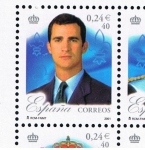 Sellos de Europa - Espa�a -  Edifil  3856 A  25º aniver. del Reinado de S.M. Don Juan Carlos I.  