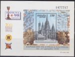 Stamps Spain -  HB - EXFILNA 1998