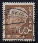 Stamps Germany -  1957 Presidente Theodor Heuss - Ybert:127A