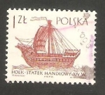 Stamps Poland -  1421 - Barco de vela