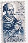 Stamps Spain -  SANTO TORIBIO DE MOGROVIEJO-