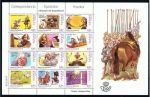 Stamps Spain -  Edifil  3912-3923 MP. 79  Correspondencia Epistolar Escolar. Historia de España.  
