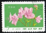 Stamps North Korea -  Rhodondendrons.  