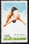 Stamps North Korea -  Deportes de agua.  