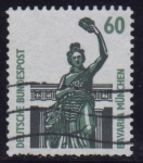 Sellos de Europa - Alemania -  1987 Curiosidades. Estatúa Babaria en Munich - Ybert:1168