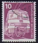 Sellos del Mundo : Europa : Alemania : 1975-76 Industria y tecnología. Tren diesel - Ybert:696