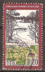 Stamps Germany -  Parques y jardines en DDR(Parque Branitz).