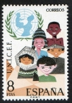 Stamps Spain -  2054- XXV aniversario del UNICEF.