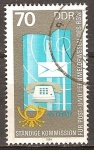 Stamps Germany -  25a sesión de la Comisión Permanente de Correos y Telecomunicaciones de la CAME,DDR.