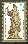 Stamps Germany -  Bóveda Verde en Dresde-DDR.