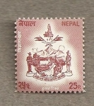 Stamps Nepal -  Emblema