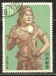 Stamps Japan -  ESTATUA  EN  MADERA  DE  EKOHDOHJI