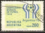 Sellos de America - Argentina -  EMBLEMA  CAMPEONATO  MUNDIAL  1978