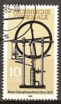 Stamps Germany -  Máquinas de vapor.Apoyo máquina de vapor, Gera, 1833-DDR.