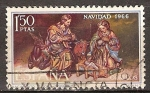 Stamps Spain -  Navidad 1966(nacimiento Duque-Cornejo