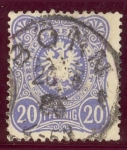 Stamps Germany -  1875-77 Pfenninge sin 