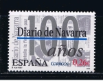 Stamps Spain -  Edifil  4000  Centenario del ·Diario de Navarra·. Pamplona.  