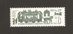 Stamps Russia -  Transporte público, con caballos