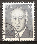 Stamps Germany -  Las personalidades socialistas.Albert Norden (1904-1982)DDR.