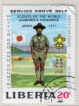 Stamps Liberia -  7 Congreso scout