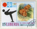 Sellos de Africa - Liberia -  20 Sapporo-72