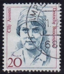 Stamps Germany -  1988 Mujeres de la Historia Alemana. Cilly Ausem - Ybert:1192