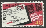 Sellos de Europa - Italia -  Código postal