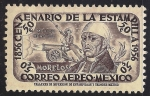 Sellos del Mundo : America : Mxico : CENTENARIO DEL SELLO, MEXICO :Jose Maria Morelos y el cañón, heroe México