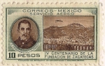 Stamps : America : Mexico :  IV CENTENARIO DE LA FUNDACION DE ZACATECAS. Don Fernando Villalpando.
