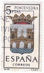 Sellos de Europa - Espa�a -  PONTEVEDRA - Escudos de las capitales de provincia españolas (U)