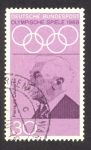Stamps Germany -  1968 Juegos Olímpicos de Mejico - Ybert:428