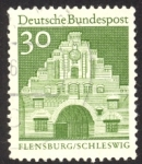 Sellos del Mundo : Europa : Alemania : 1966 Edificios Hitóricos.Nordentor - Ybert:358