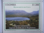 Stamps America - Colombia -  Departamento del Cauca - Macizo Colombiano-Laguna grande de la Magdalena (5/12)