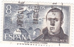 Stamps Spain -  JAIME BALMES- Personajes españoles  (U)