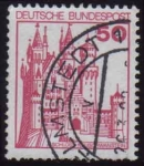 Sellos del Mundo : Europa : Alemania : 1977 Castillos. Neuschwanstein - Ybert:764A