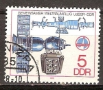 Stamps Germany -  Conjunto vuelo espacial URSS - DDR.