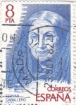 Stamps Spain -  FERNÁN CABALLERO - Personajes españoles  (U)