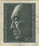 Sellos de Europa - Alemania -  Konrad Adenauer 