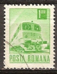 Stamps Romania -  Transp. y telecomu.Tren,diesel-eléctrico(p).