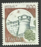 Sellos de Europa - Italia -  Castillo, castello di Rovereto