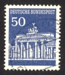 Sellos de Europa - Alemania -  1966-67 Puerta de Brandebourg - Ybert:371