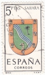 Stamps Spain -  SAHARA -Escudos de las capitales de provincia españolas (U)