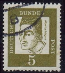 Stamps Germany -  1961-64 Alemanes Célebres. Albertus Magnus - Ybert:220